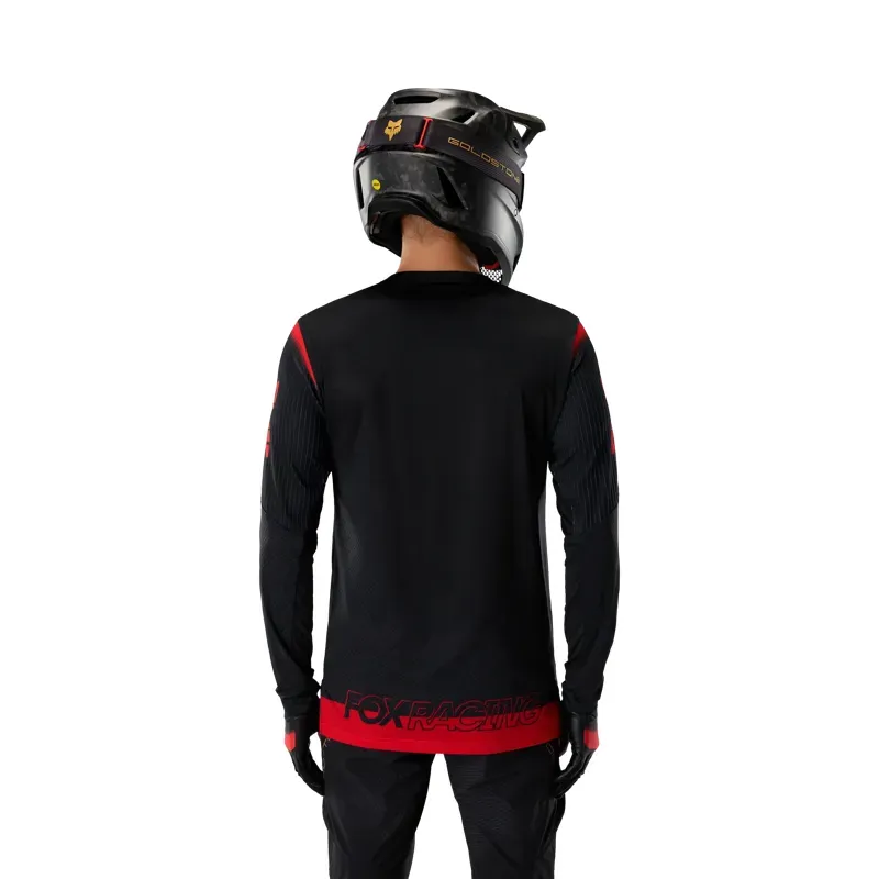 Fox Flexair Goldstone Special Edition Long Sleeve Jersey in Black-3