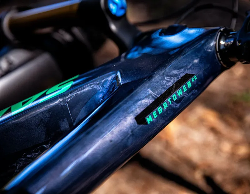 Santa Cruz Megatower C - S Model 2024 Full Suspension Bike in Gloss Carbon-9