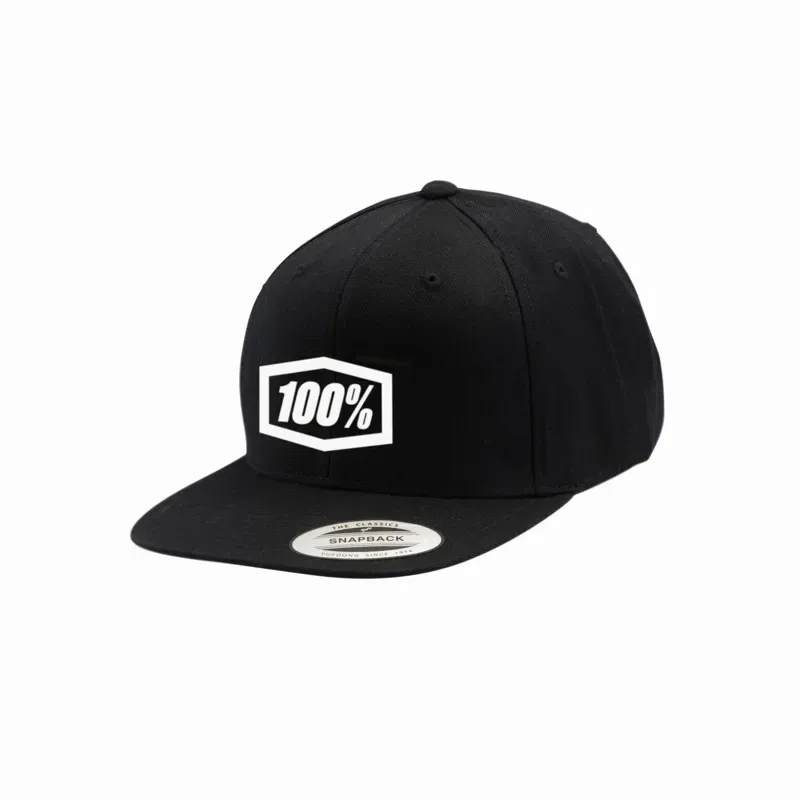 100 Percent Icon Snapback in Black
