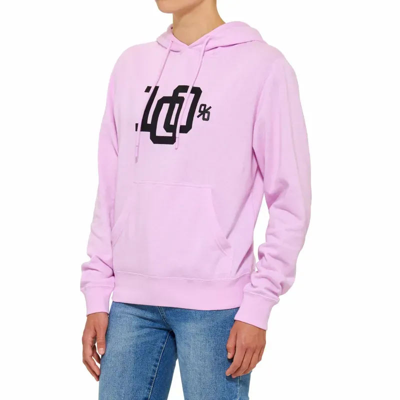100 Percent VARSITY Women's Pullover Hoodie in Lilac
