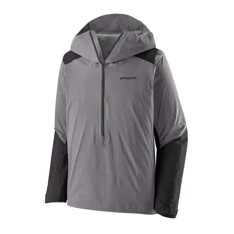 Patagonia Dirt Roamer 3-Layer Storm Mountain Bike Jacket in May Grey