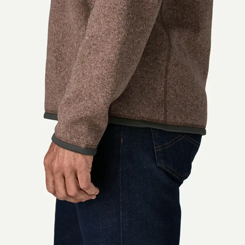 Patagonia Mens Better Sweater 1/4-Zip Fleece in Moonrise Taupe-4