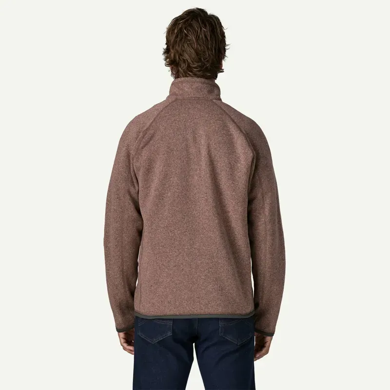 Patagonia Mens Better Sweater 1/4-Zip Fleece in Moonrise Taupe-2