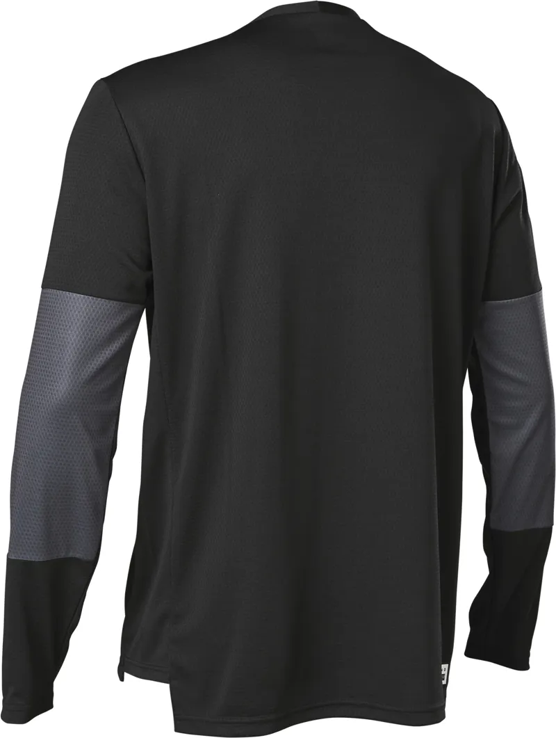 Fox Defend Long Sleeve MTB Jersey in Black-2