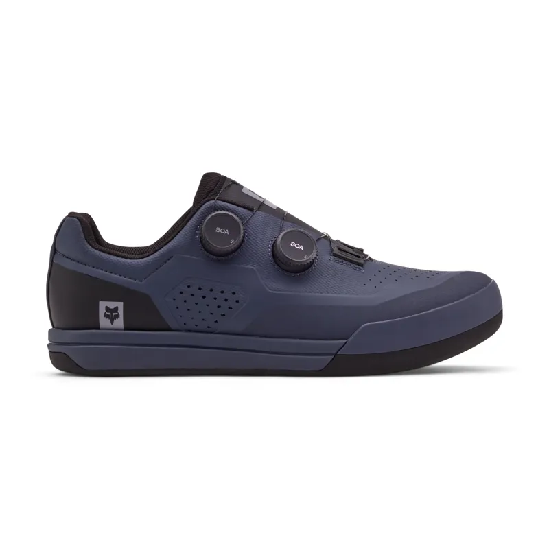 Fox Union BOA Clipped Enduro Mountain Bike Shoe in Blue Steel