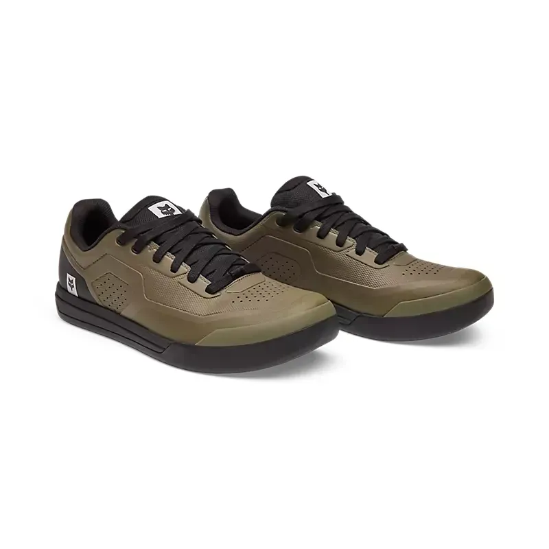 Fox Union Flat Mountain Bike Shoes In Military Green-3