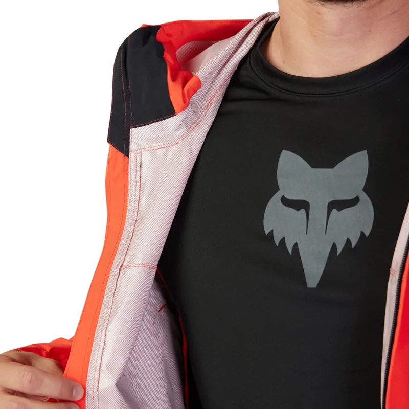Fox Ranger 2.5 Layer Waterproof MTB Jacket 3K/10K in Orange-9
