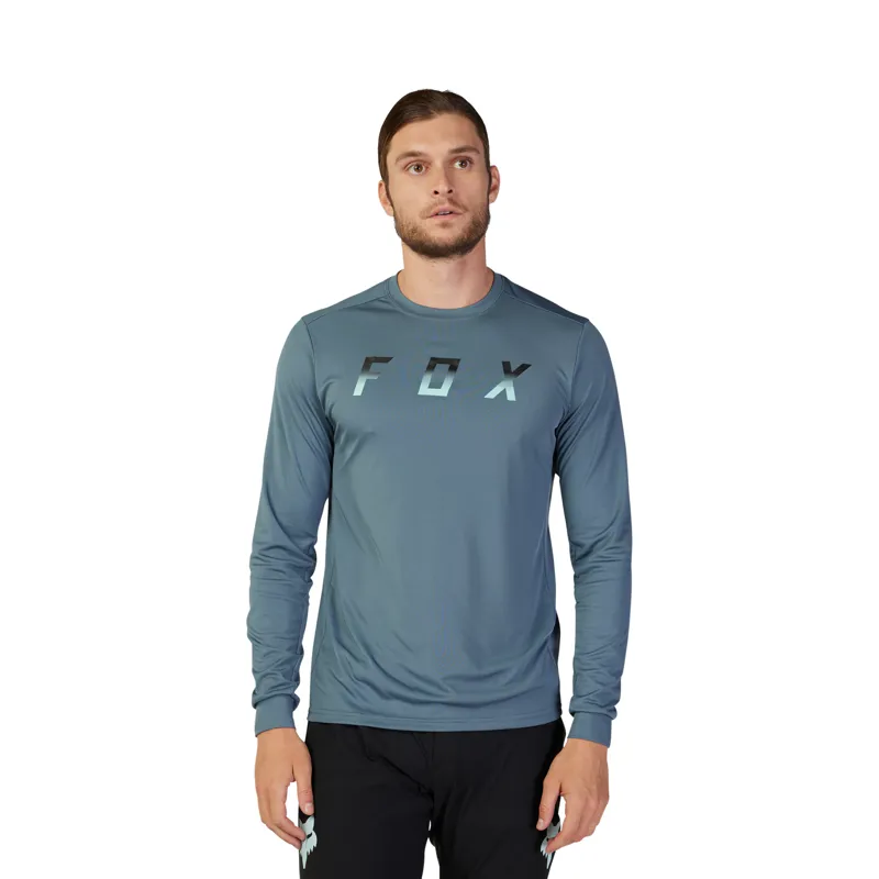 Fox Ranger Dose Long Sleeve Jersey in Citadel