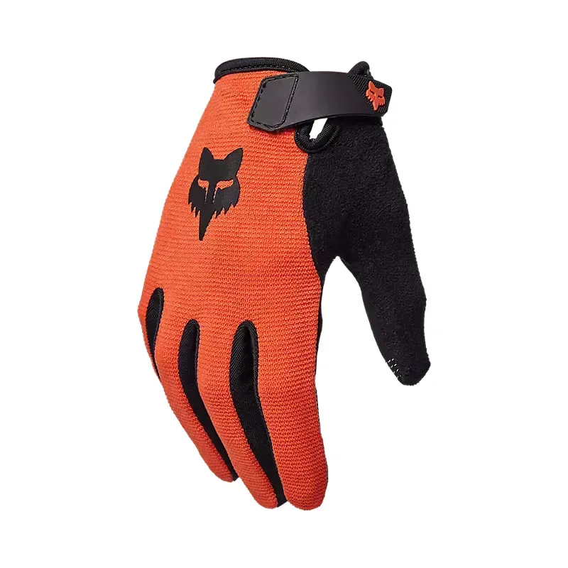 Fox Ranger Youth MTB Gloves in Atomic Orange