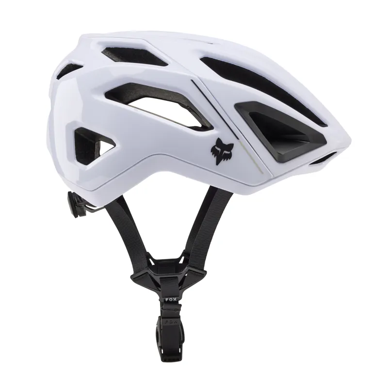 Fox Crossframe Pro Solids Trail Helmet in White-5