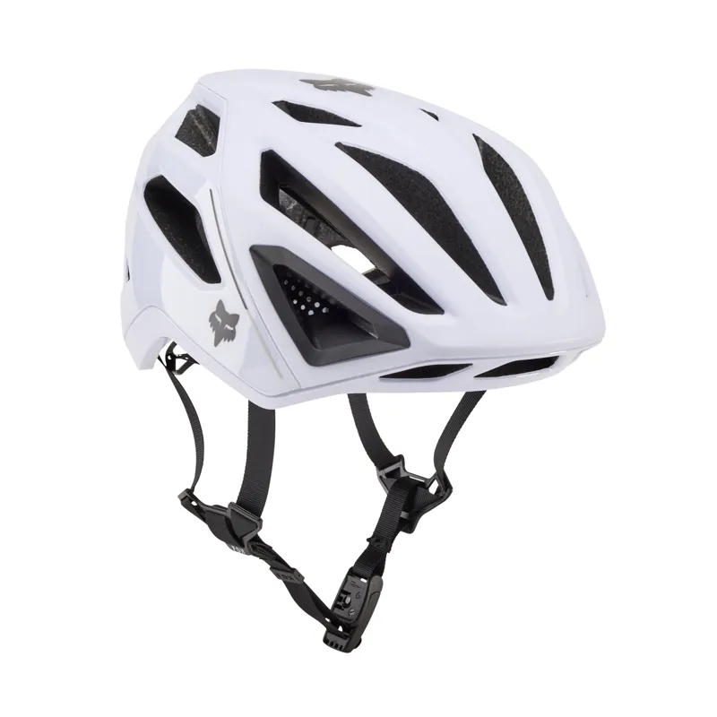 Fox Crossframe Pro Solids Trail Helmet in White-1