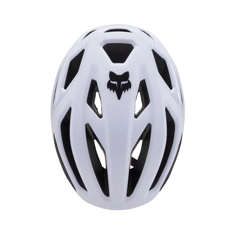 Fox Crossframe Pro Solids Trail Helmet in White-2