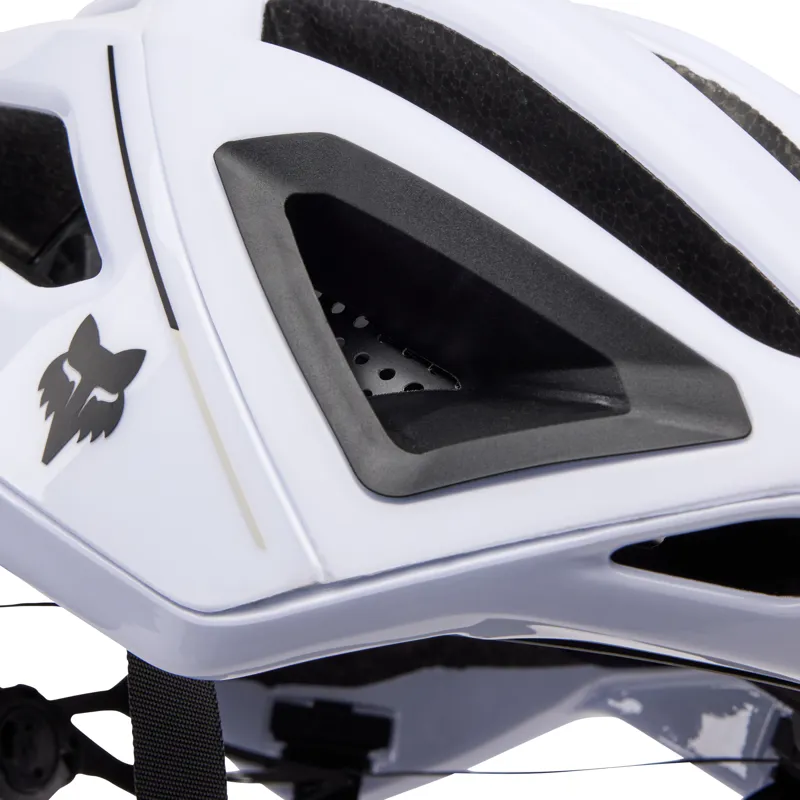 Fox Crossframe Pro Solids Trail Helmet in White-9