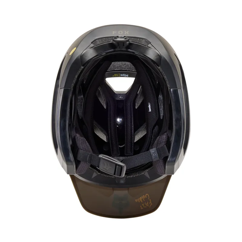 Fox Dropframe Pro Runn MTB Enduro Helmet in Olive Green-6