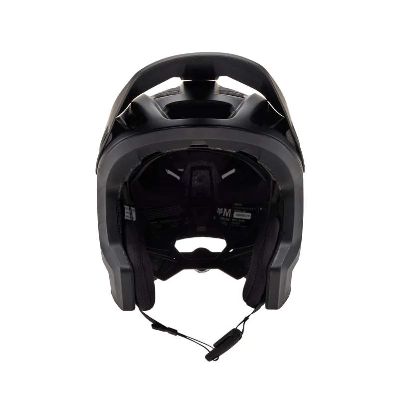 Fox Dropframe Pro MTB Enduro Helmet in Matte Black-2