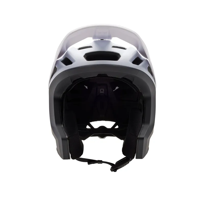 Fox Dropframe Pro MTB Enduro Helmet in Black/White-2