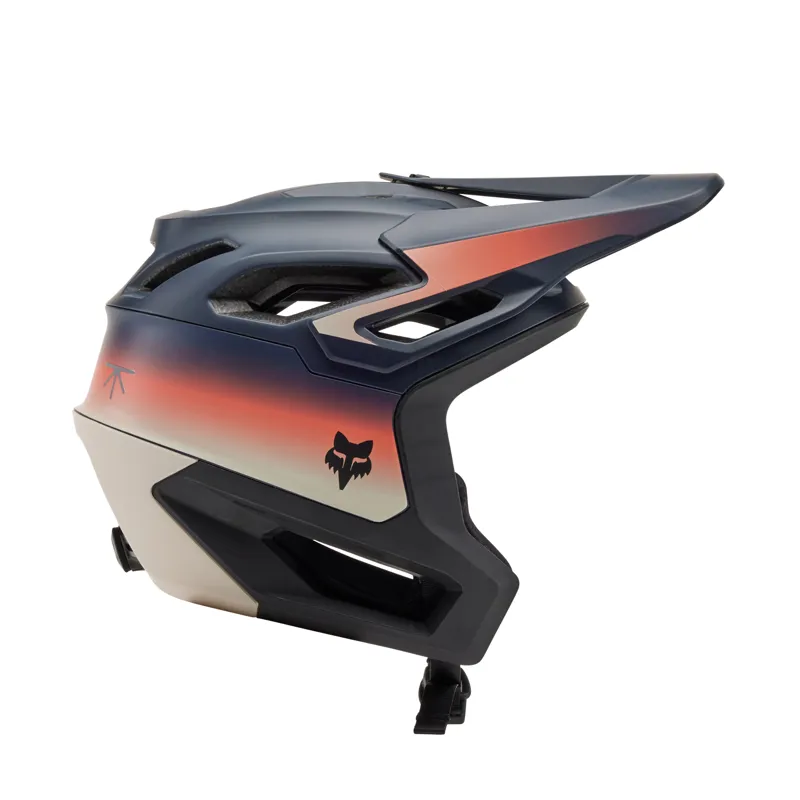 Fox Dropframe Pro Lunar Collection MTB Enduro Helmet in Midnight