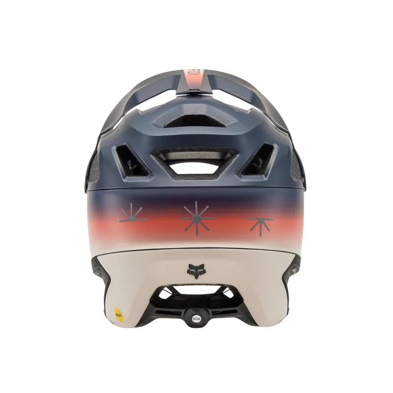 Fox Dropframe Pro Lunar Collection MTB Enduro Helmet in Midnight-4