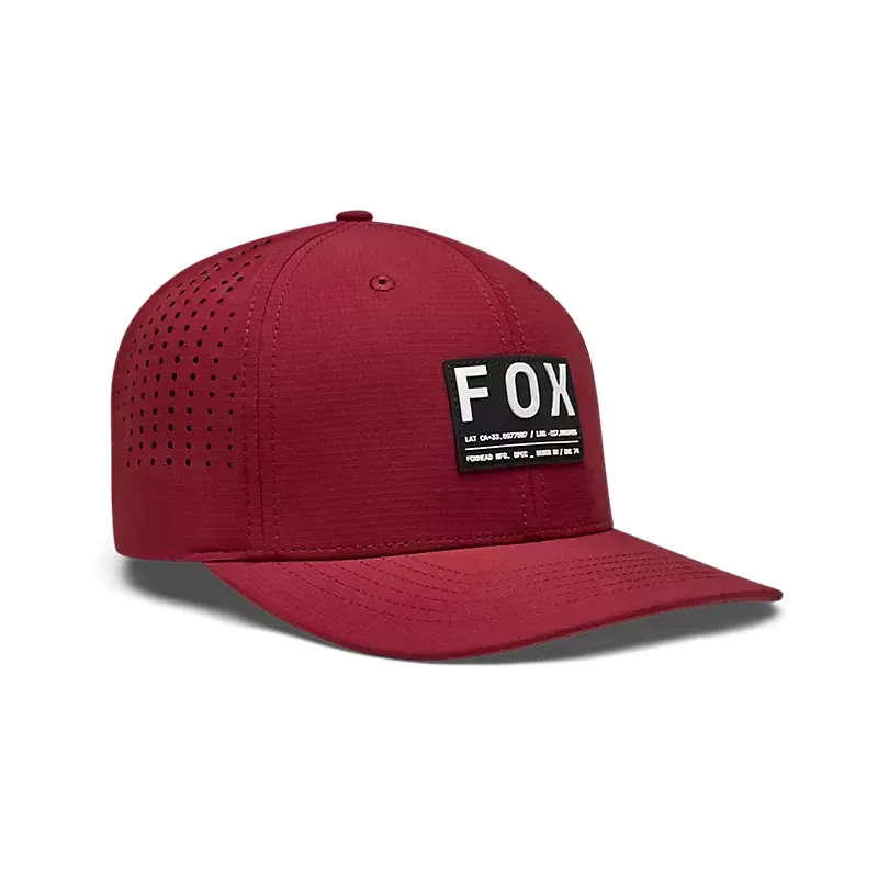 Fox Non Stop Tech Flexfit Casual Hat In Rust Brown