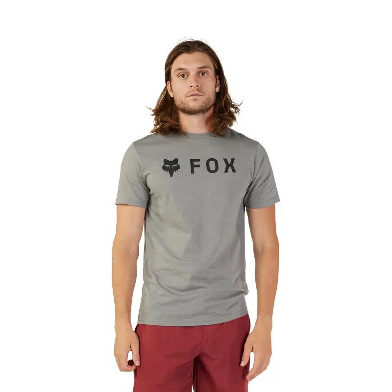 Fox Absolute Premium Short Sleeve Tech Tee in Heather Graphite