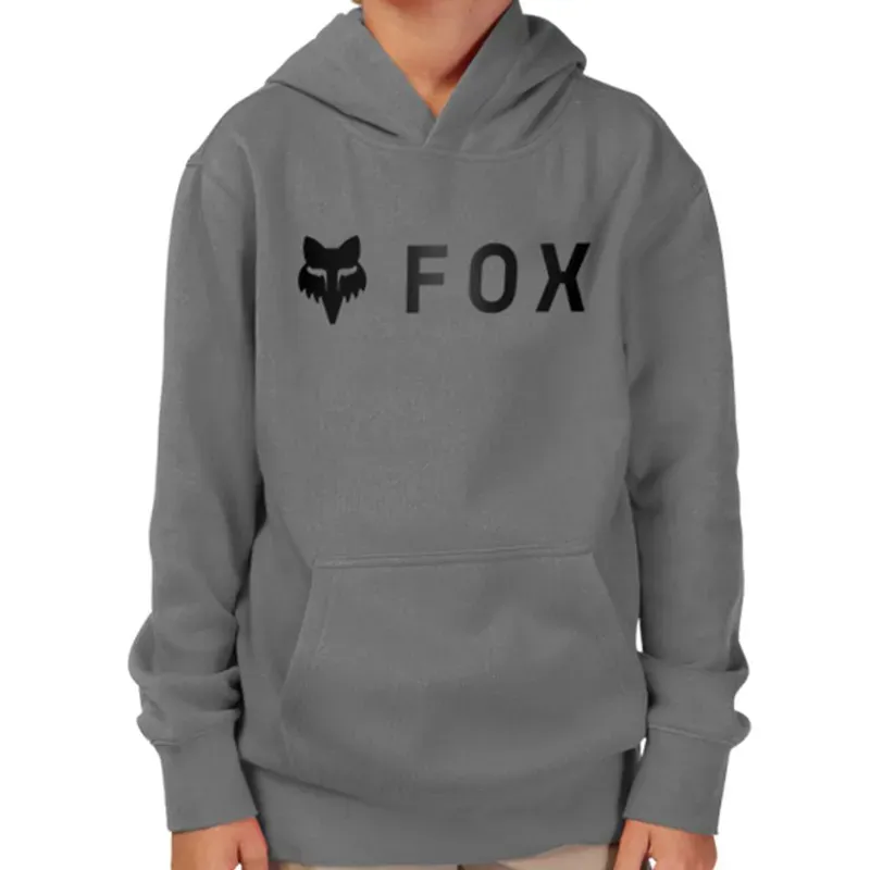 Fox Youth Absolute Pullover Hoodie in Heather Graphite