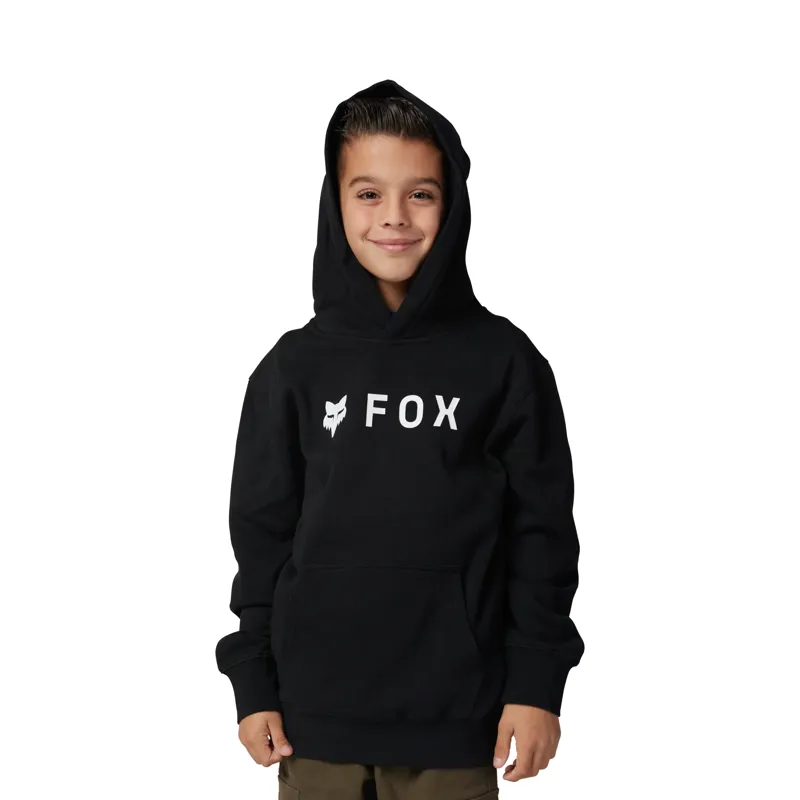 Fox Youth Absolute Casual Fleece Pullover in Black-2