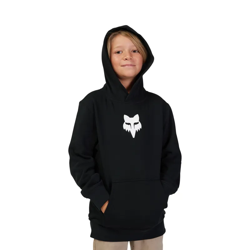Fox Youth Legacy Pullover Fleece in Black