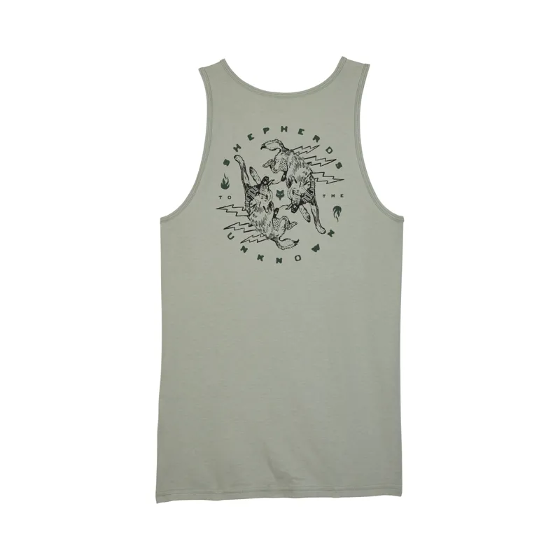 Fox Plague Premium Tank Top in Grey Vintage-1