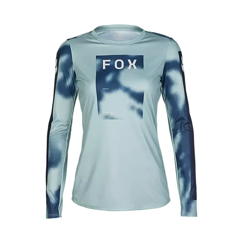 Fox Womens Ranger Taunt Long Sleeve MTB Jersey In Gunmetal Grey-5