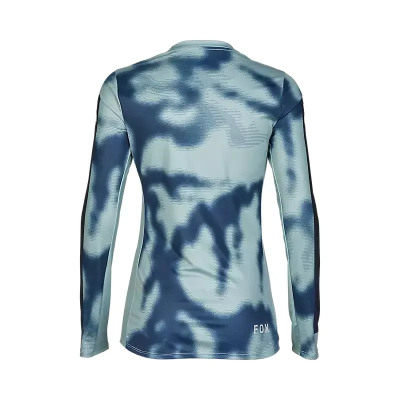 Fox Womens Ranger Taunt Long Sleeve MTB Jersey In Gunmetal Grey-4