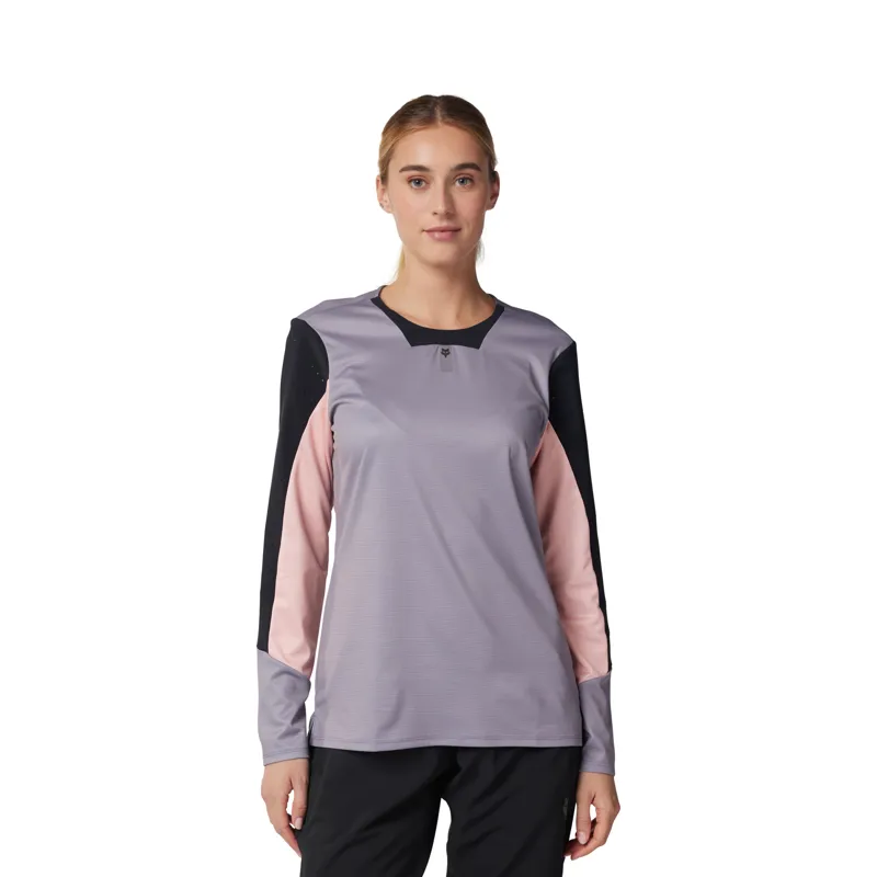 Fox Womens Defend Long Sleeve MTV Jersey in STN