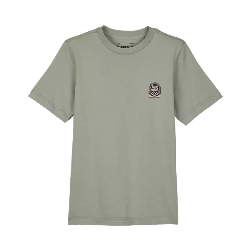 Fox Youth Exploration Premium Short Sleeve Tee In Grey Vintage