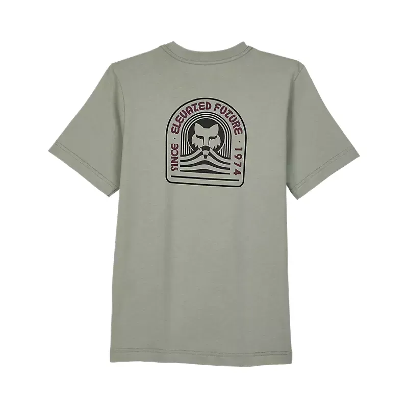 Fox Youth Exploration Premium Short Sleeve Tee In Grey Vintage-1