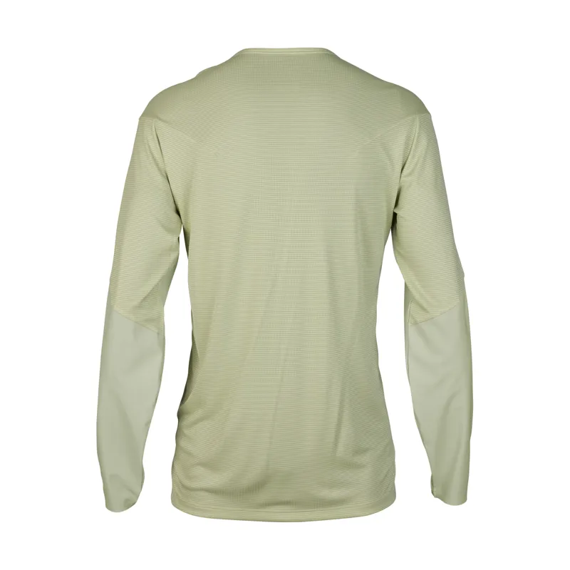 Fox Flexair Pro Long Sleeve MTB Jersey in Cactus-2