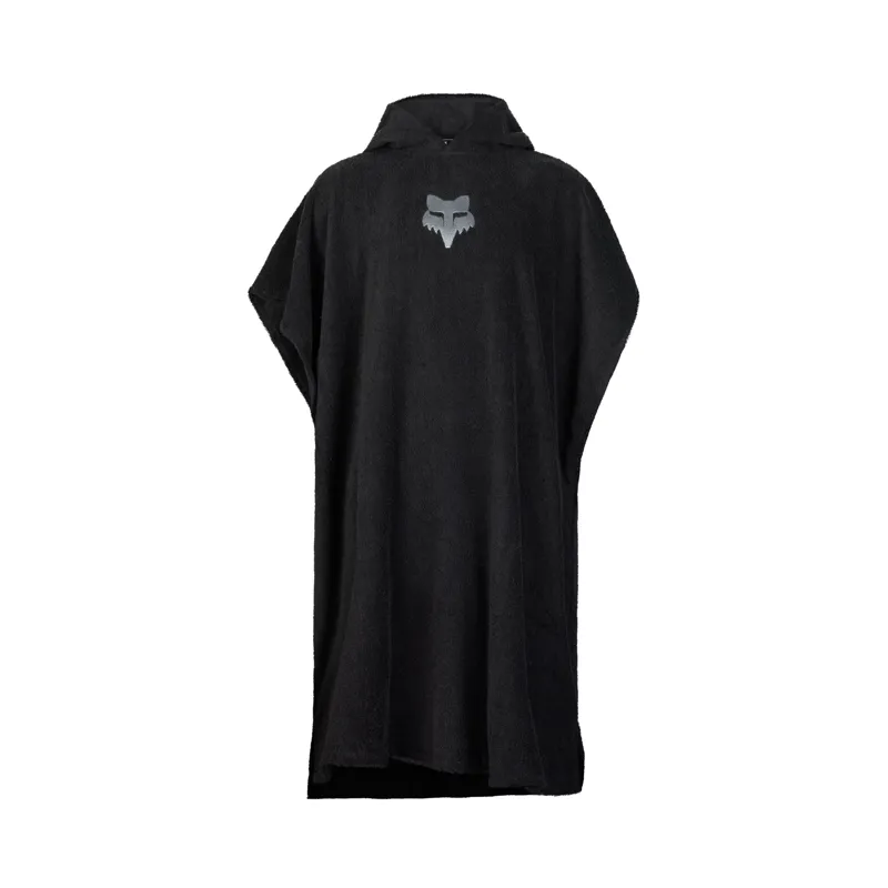Fox Head Change Towel / DryRobe - One Size in Black