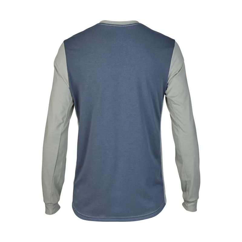 Fox Ranger Aviation DriRelease Long Sleeve MTB Jersey in Grey Vintage-3