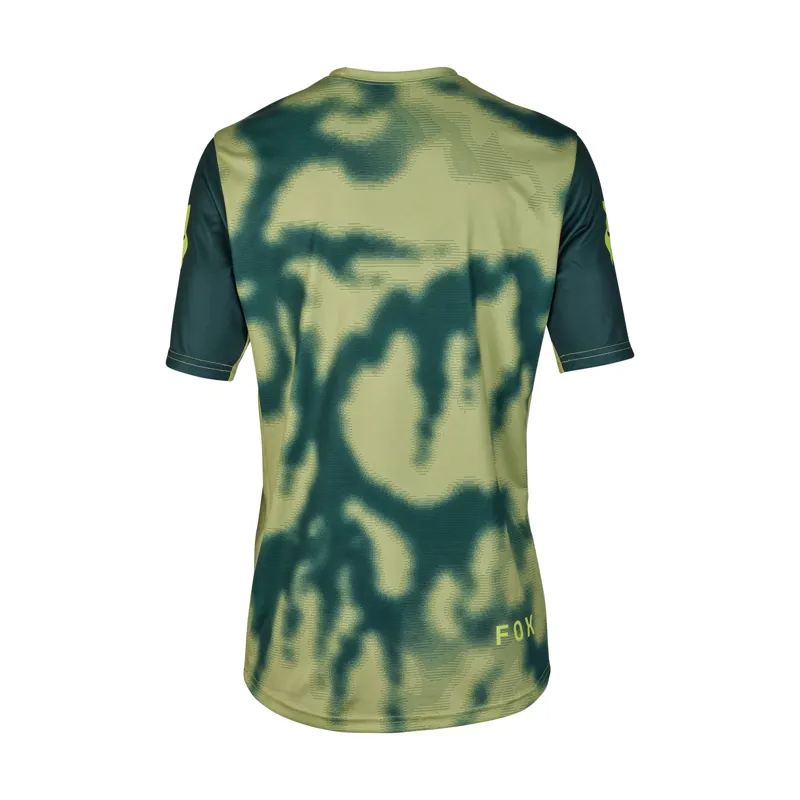 Fox Ranger Taunt Short Sleeve Race MTB Jersey in Pale Green-1