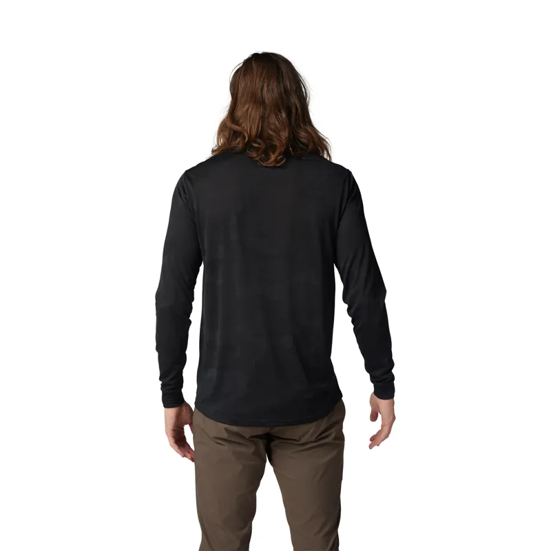 Fox Ranger TruDri Long Sleeve Jersey in Black-2