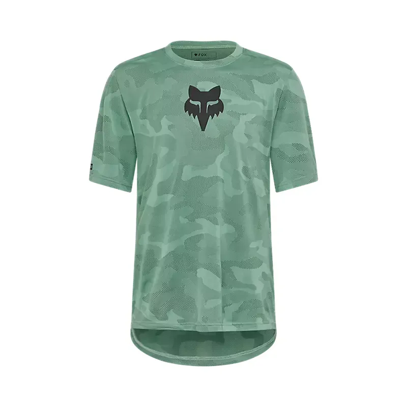 Fox Ranger TruDri Short Sleeve Mountain Bike Jersey in Pine