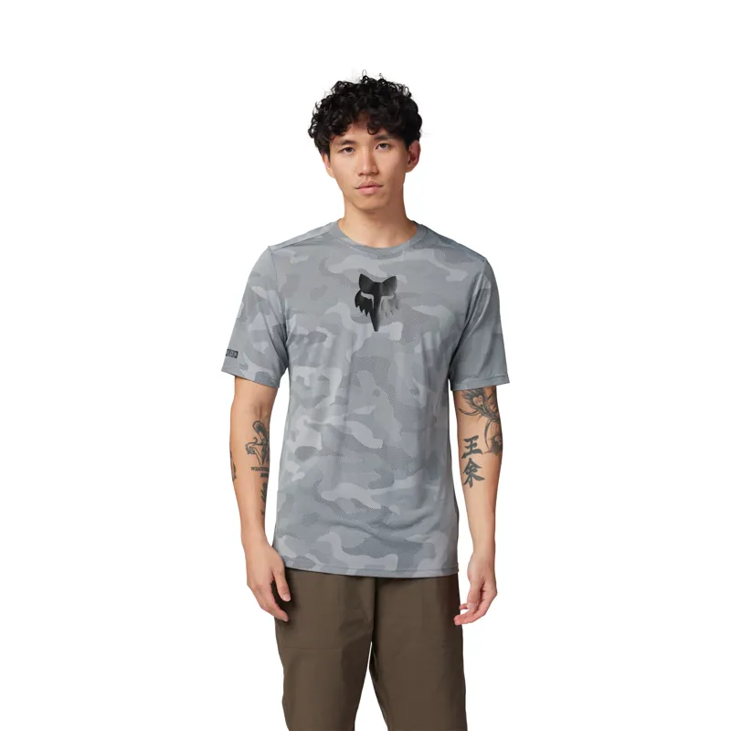 Fox Ranger TruDri Short Sleeve Jersey in Cloud Grey