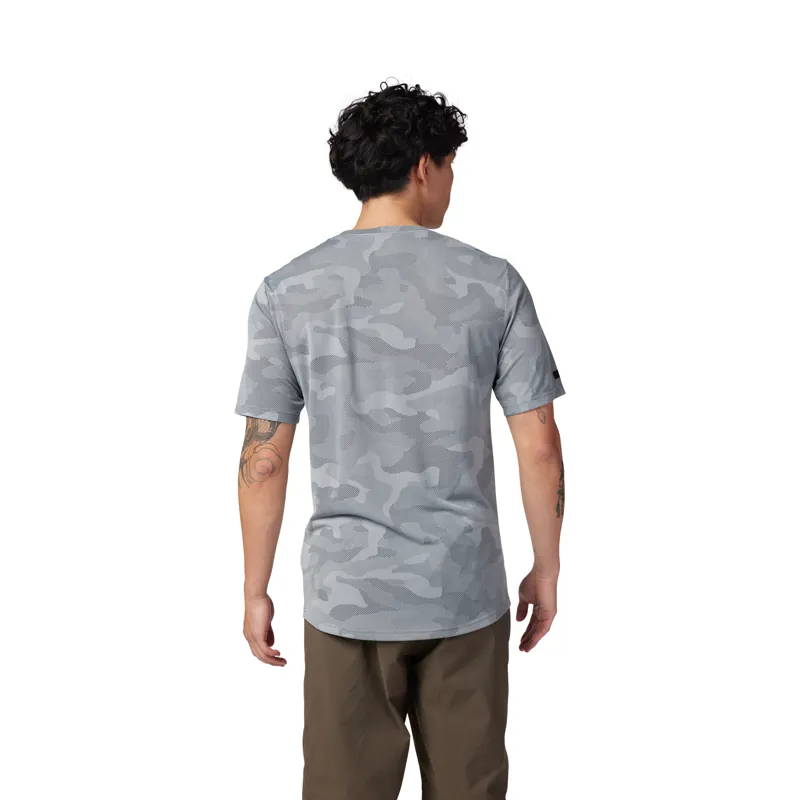Fox Ranger TruDri Short Sleeve Jersey in Cloud Grey-3