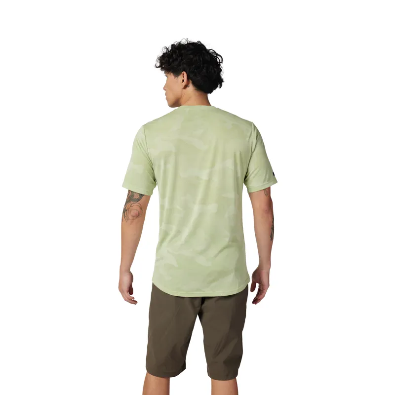 Fox Ranger TruDri Short Sleeve MTB Jersey in Cactus-2