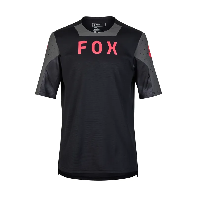 Fox Defend Short Sleeve MTB Jersey Taunt in Black-1