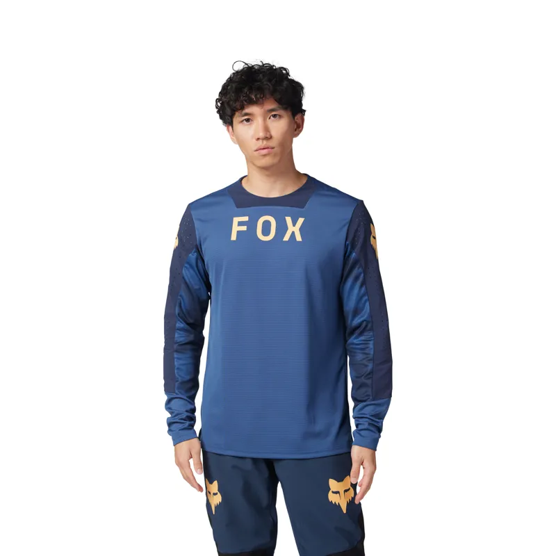 Fox Defend Long Sleeve MTB Jersey Taunt in Indo