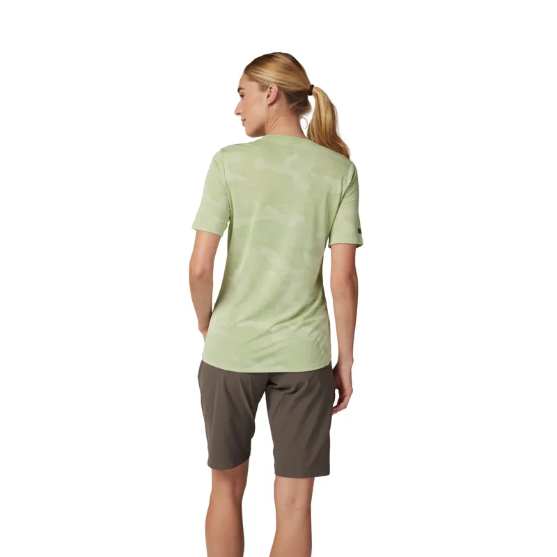 Fox Ranger TruDri Short Sleeve Women's MTB Jersey in Cactus-3