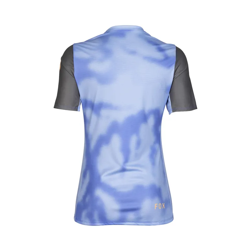 Fox Womens Ranger Short Sleeve MTB Jersey Taunt in Tulip-2