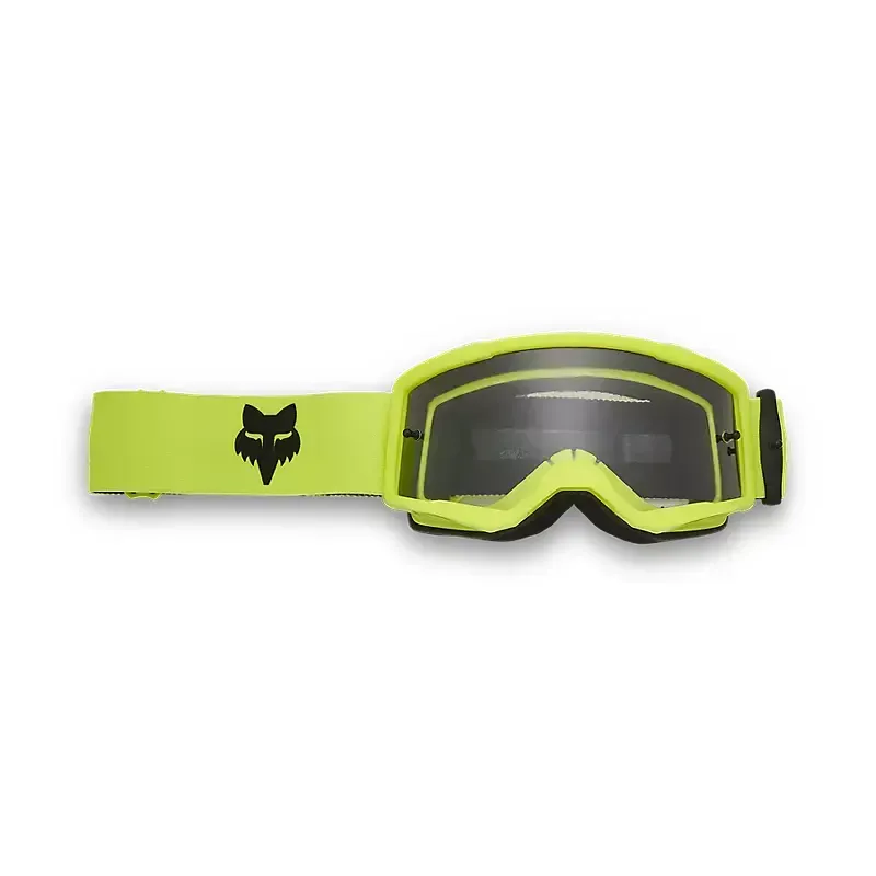 Fox Youth Main Mountain Bike Goggles in Fluorescent Yellow