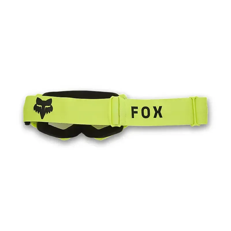 Fox Youth Main Mountain Bike Goggles in Fluorescent Yellow-1