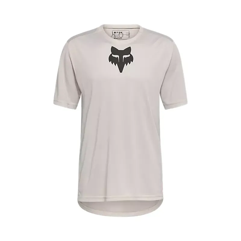 Fox Ranger Fox Head Short Sleeve MTB Jersey in Vintage White