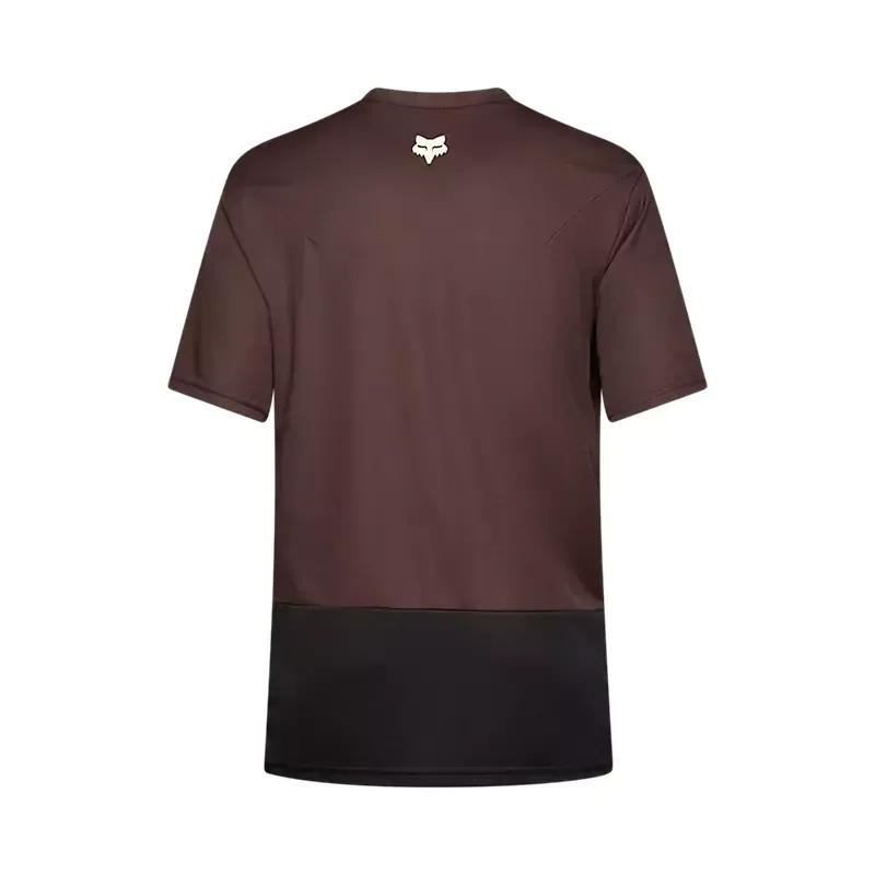 Fox Ranger Wordmark Short Sleeve Jersey in Cocoa Brown-1